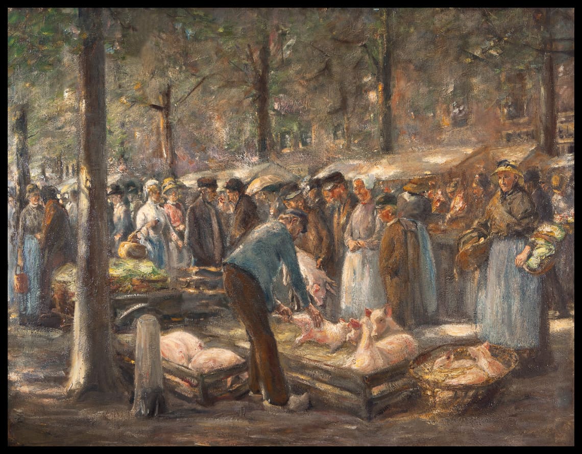 Schweinemarkt in Haarlem