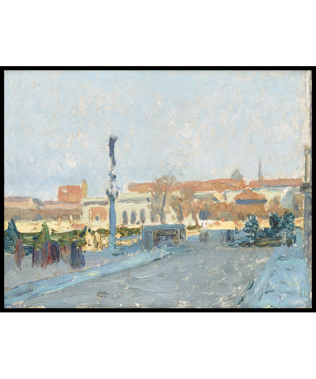 Blick auf Wien vom äußeren Burgtor