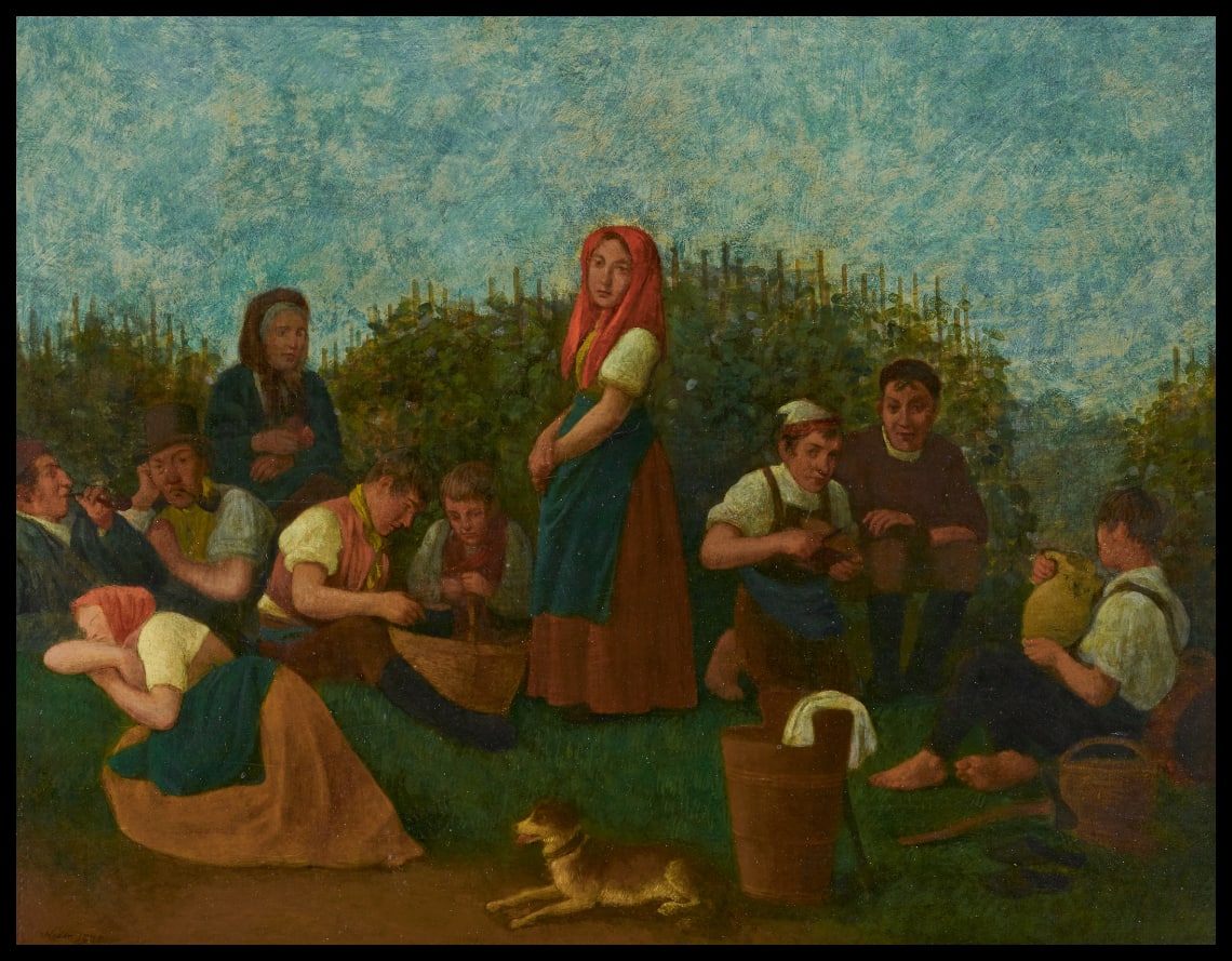 Rest in the vineyard, Schreiber family