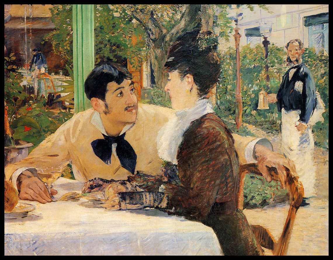 Beim Père Lathuille, im Freien