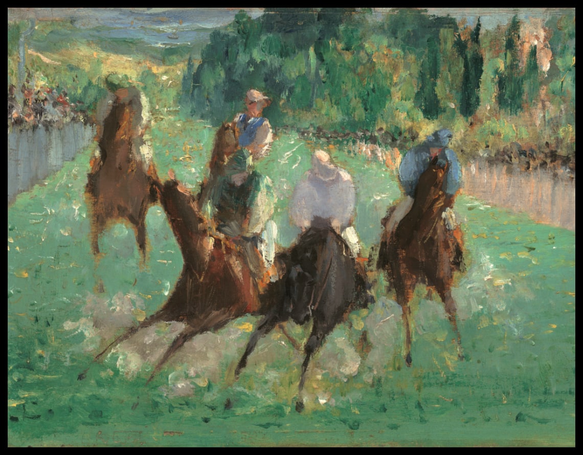 Aux courses de chevaux