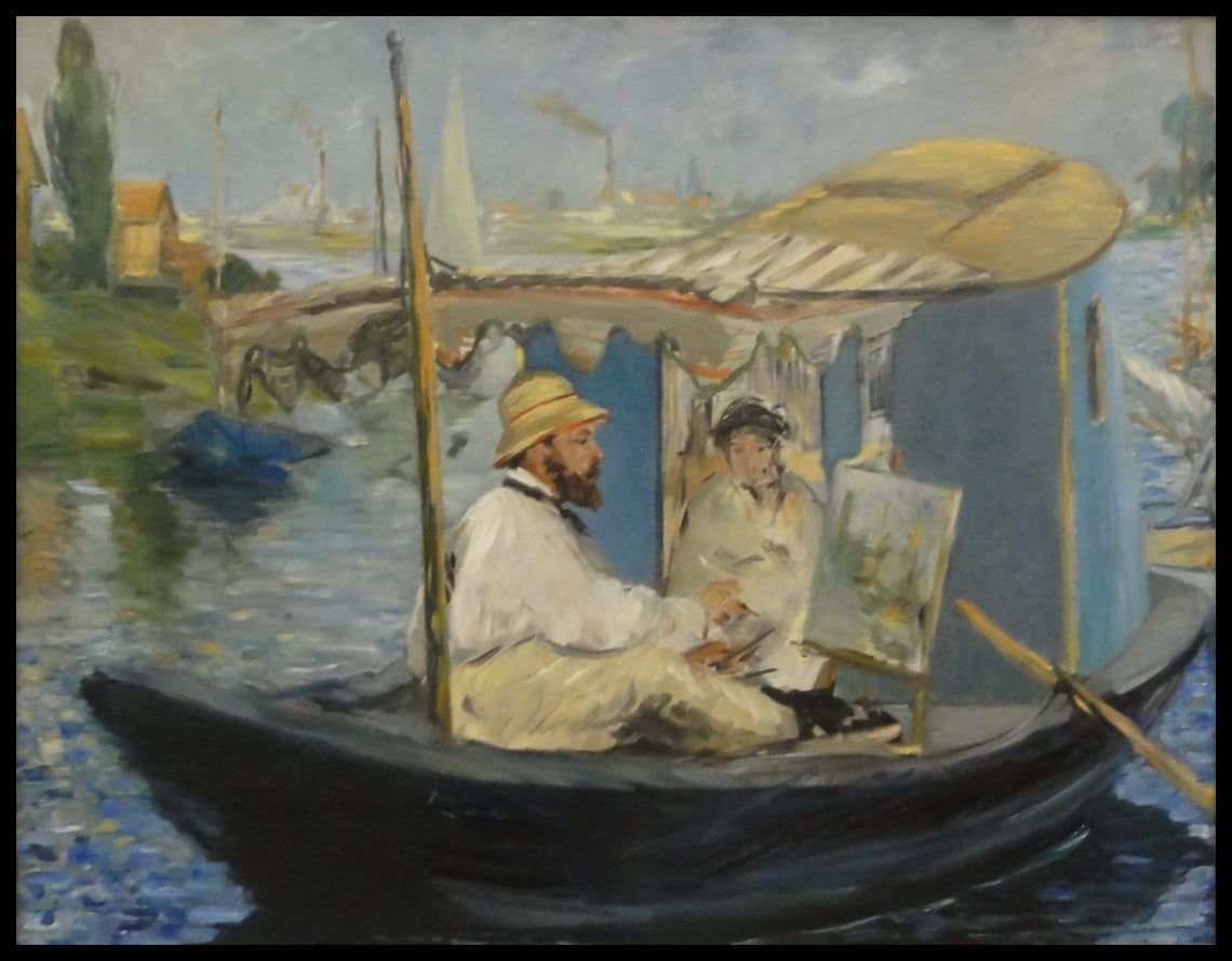 Claude Monet et sa femme