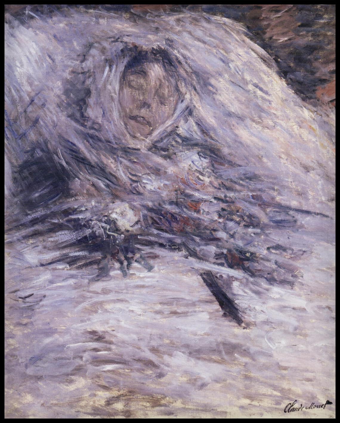 Camille Monet on Her Deathbed