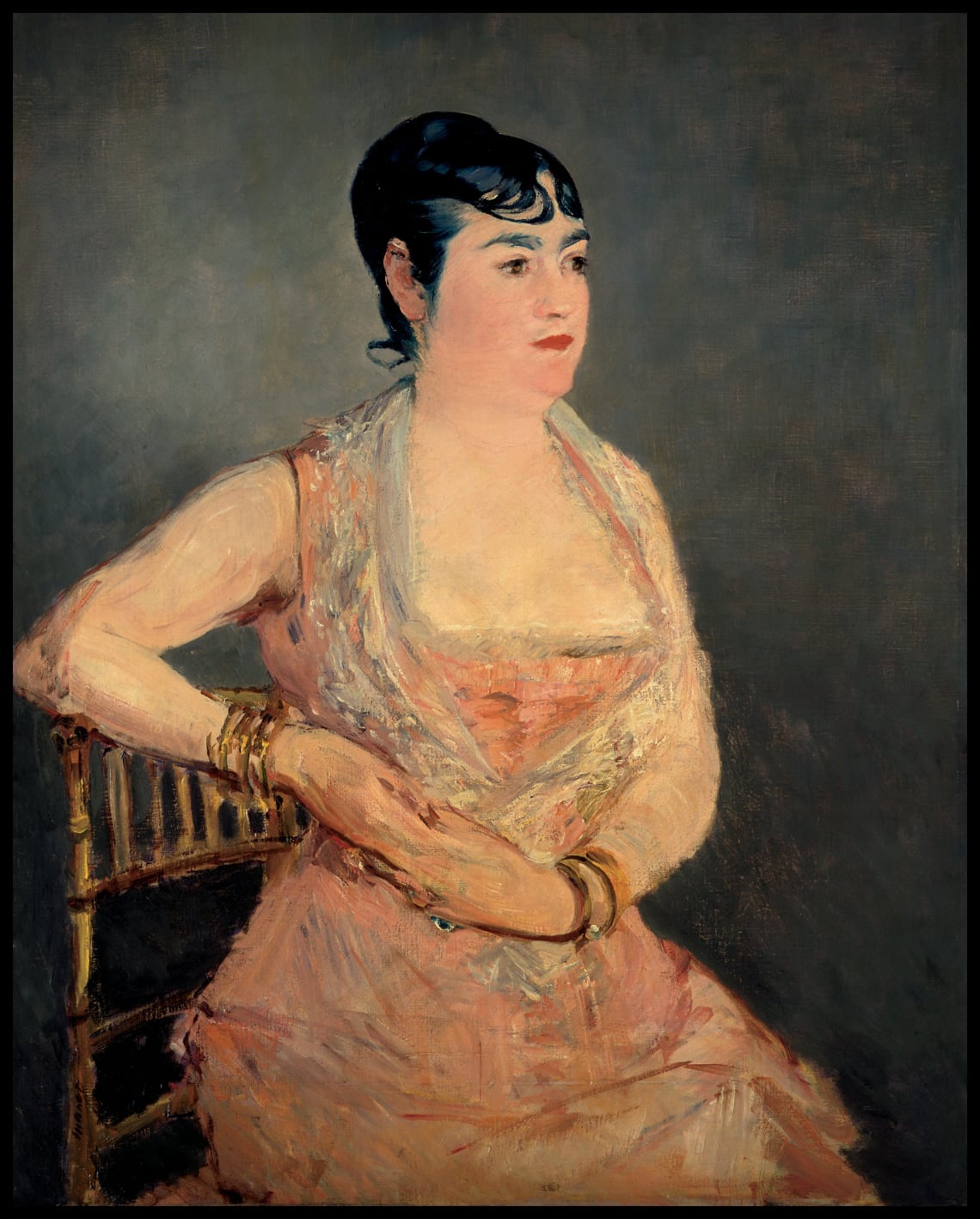 Dame in Pink