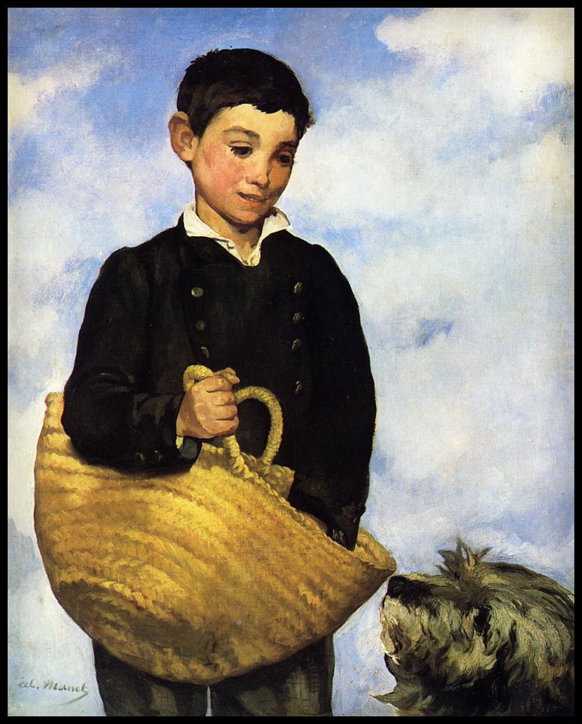 Le garçon au chien