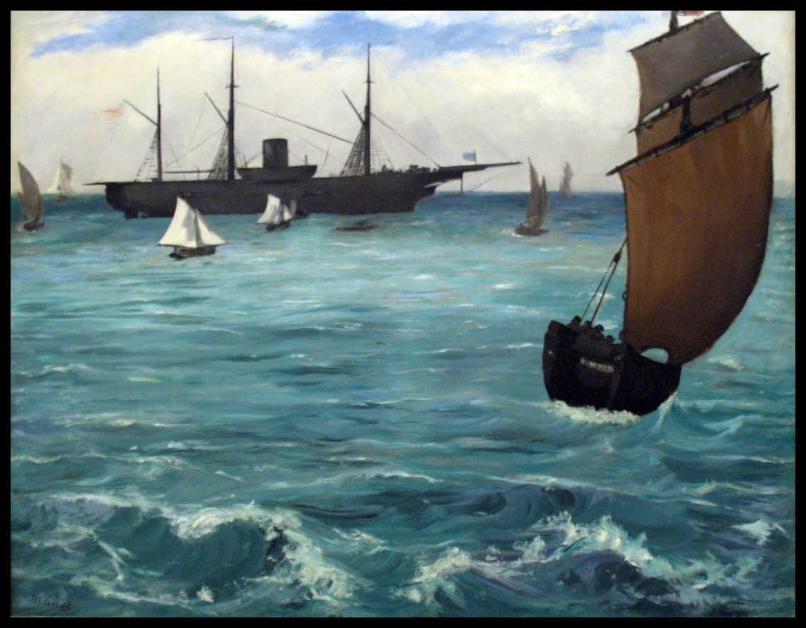 La Kearsarge à Boulogne