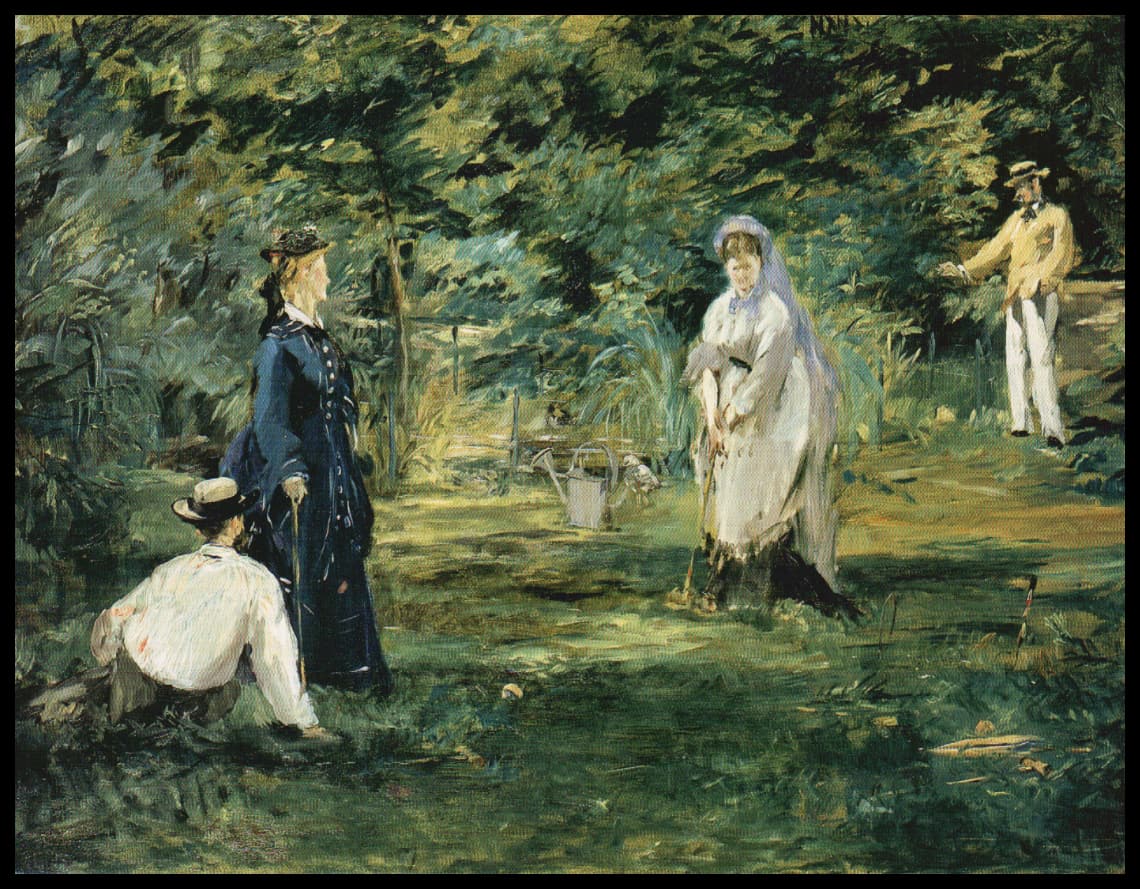 La partie de croquet
