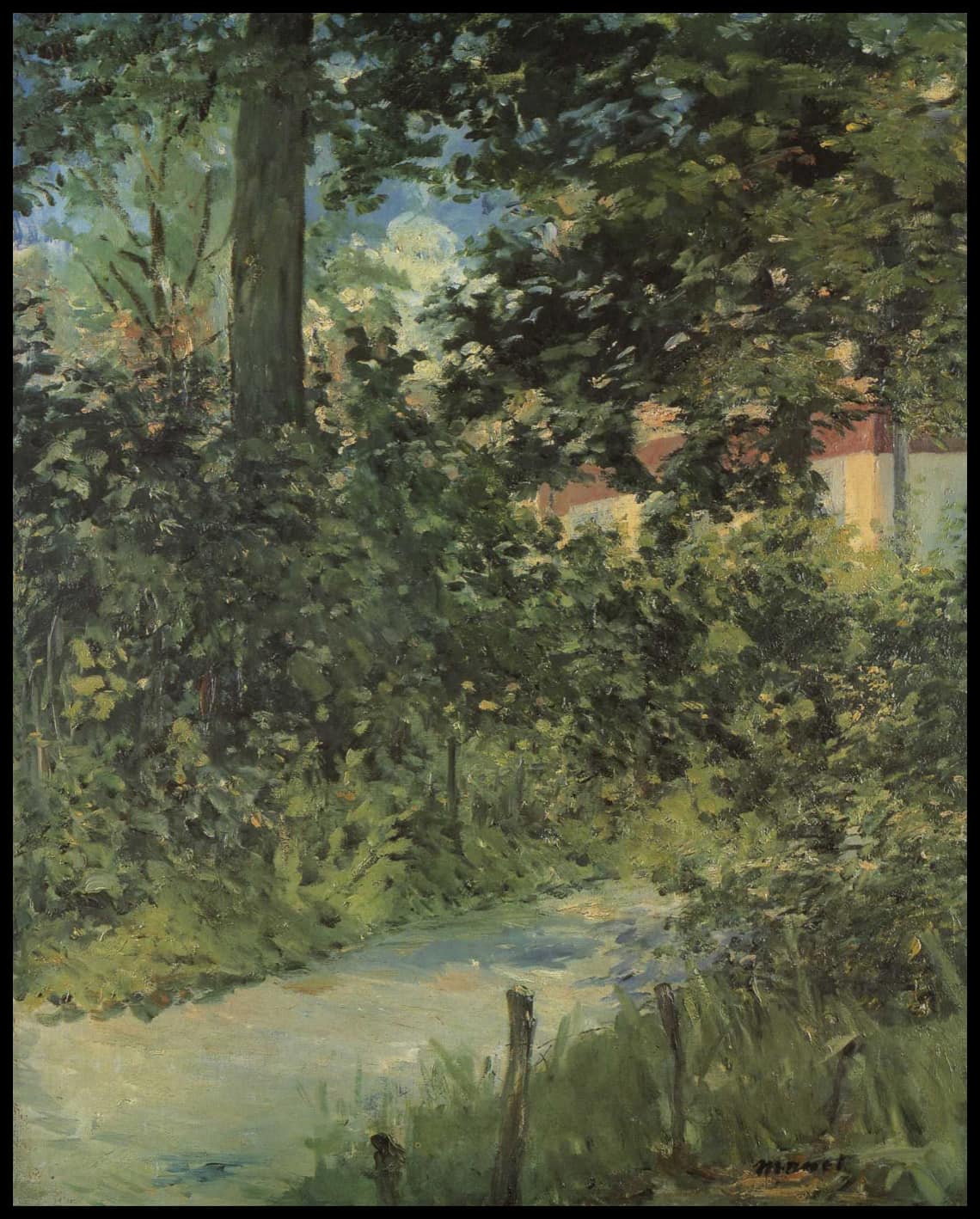 Une allée de jardin à Rueil