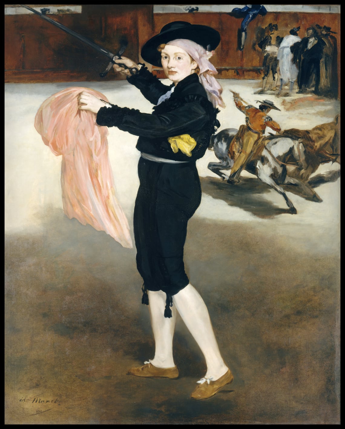 Mademoiselle Victorine en costume de torero