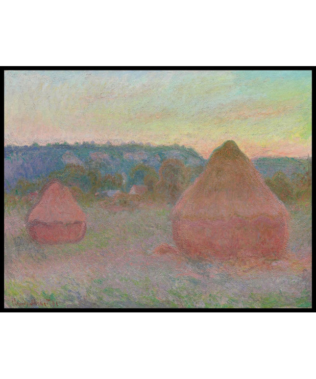 Stacks of Wheat (End of Day, Autumn)