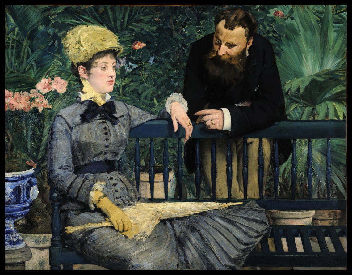 Dans le jardin d'hiver