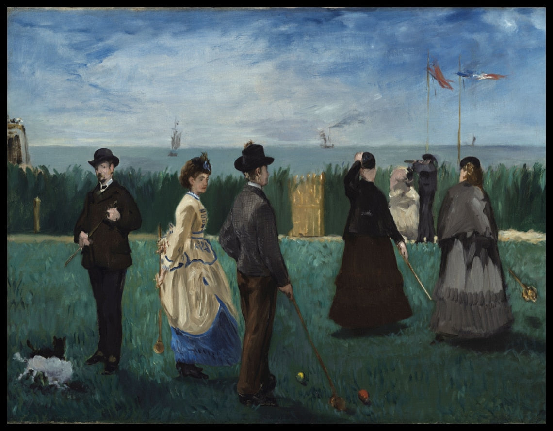 Jeu de croquet à Boulogne