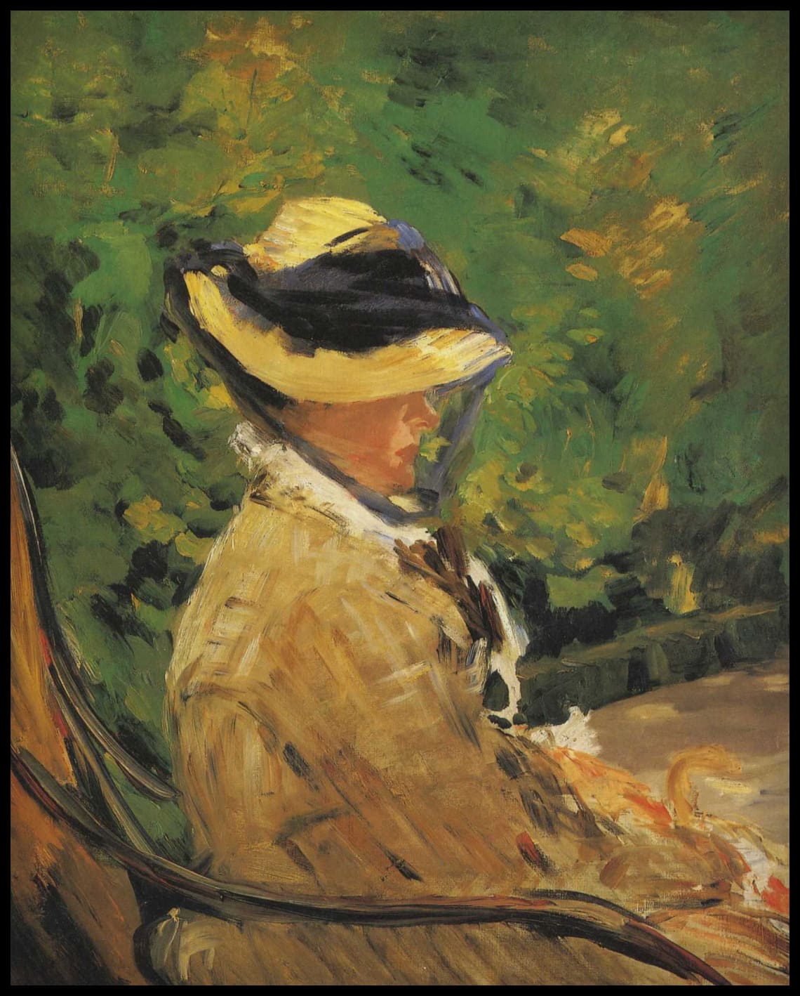 Madame Manet dans le jardin de Bellevue