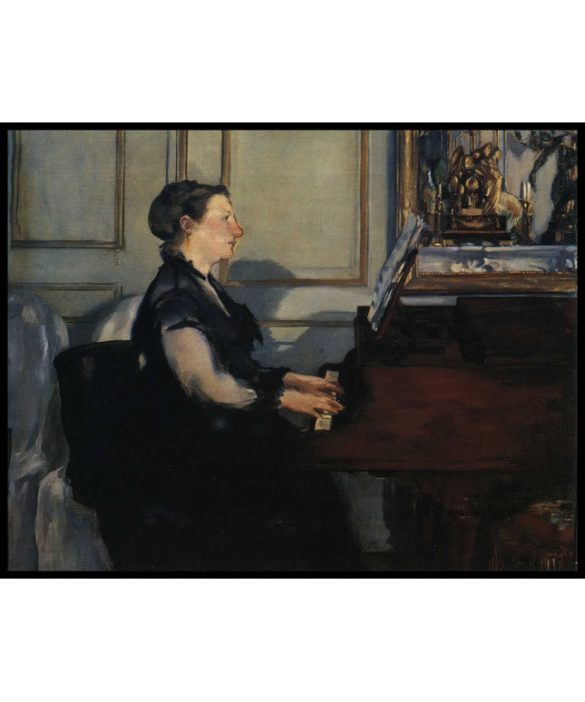 Madame Manet am Klavier