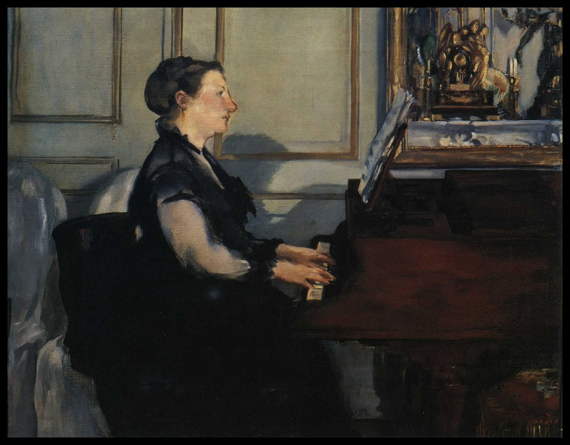 Madame Manet au piano