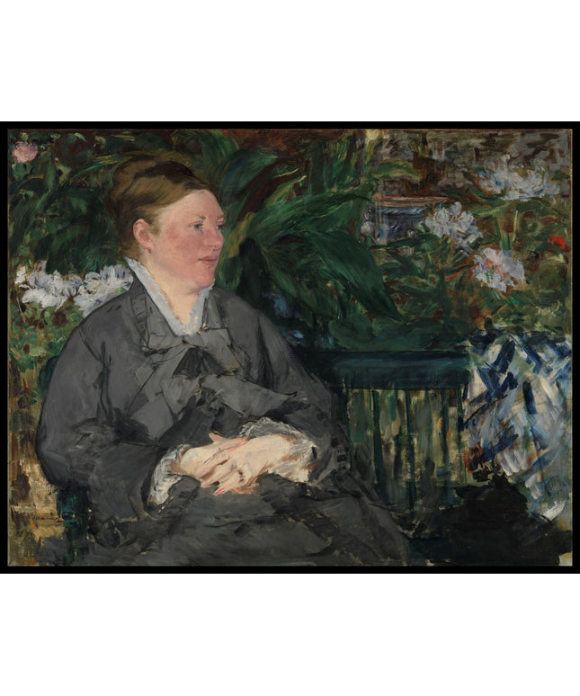 Madame Manet im Gewächshaus