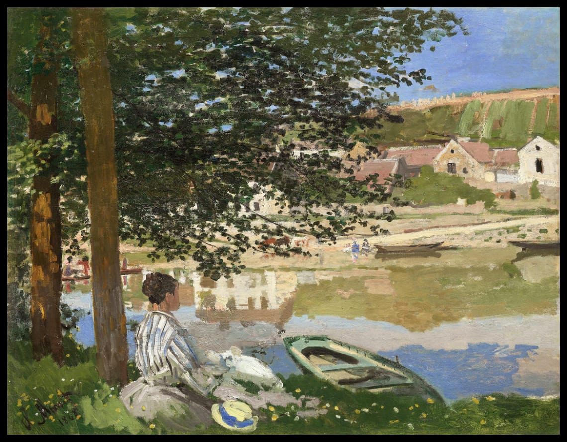 On the Bank of the Seine, Bennecourt