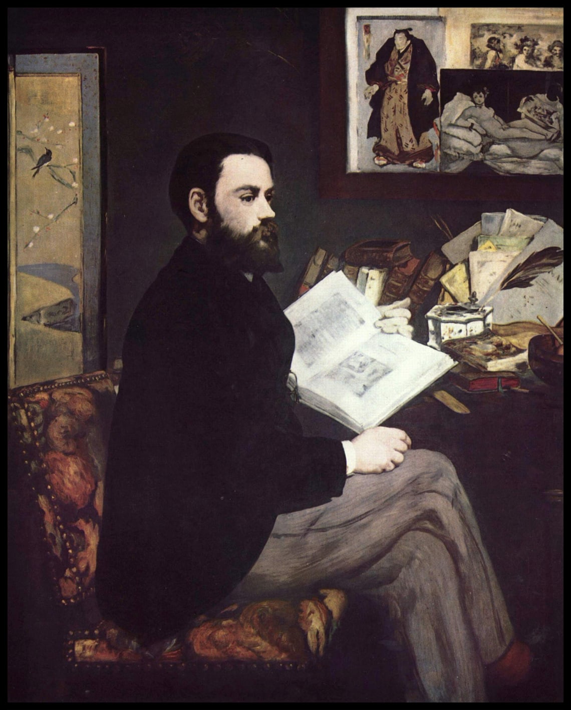 Portrait d'Emile Zola