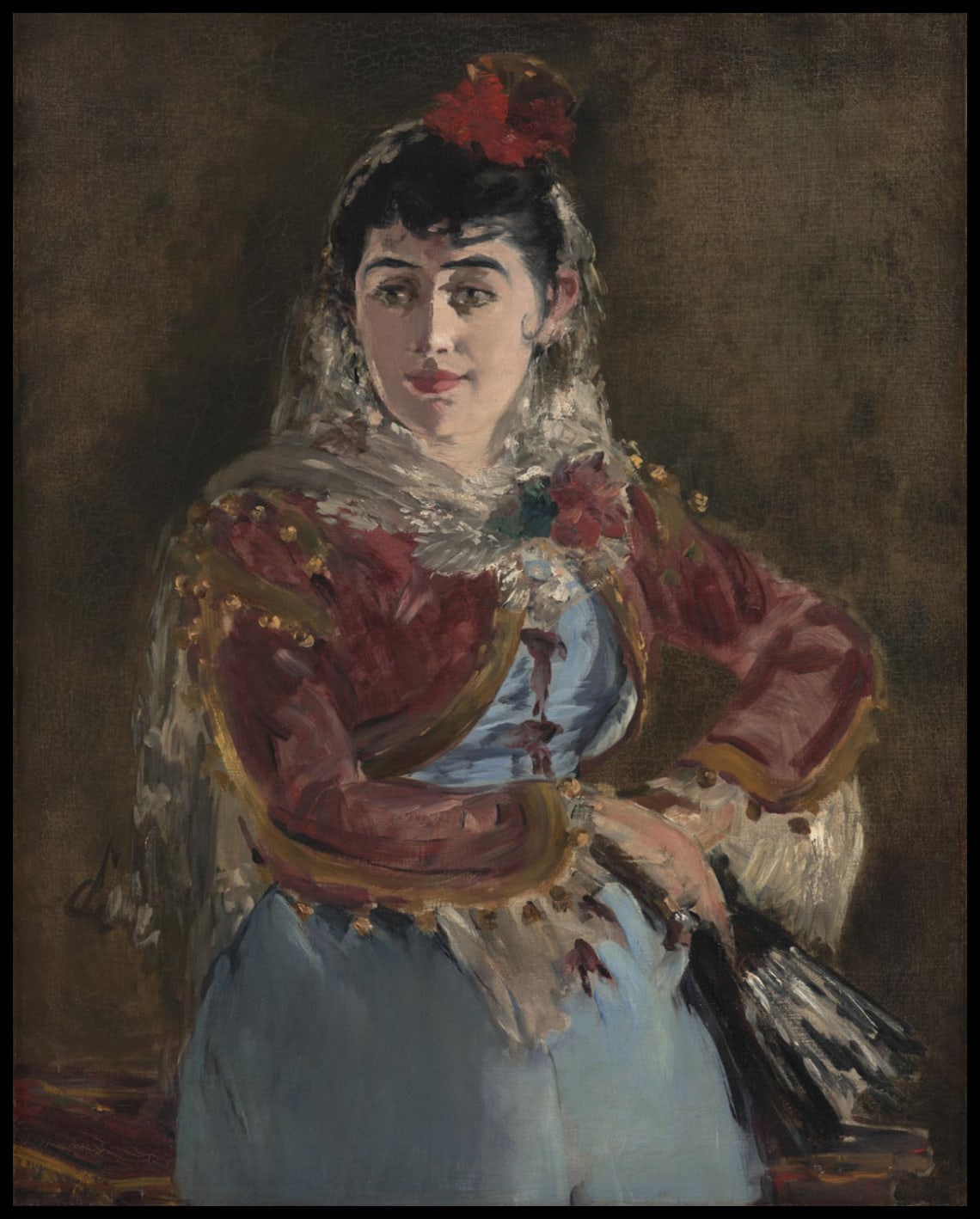 Portrait d'Emilie Ambre en Carmen