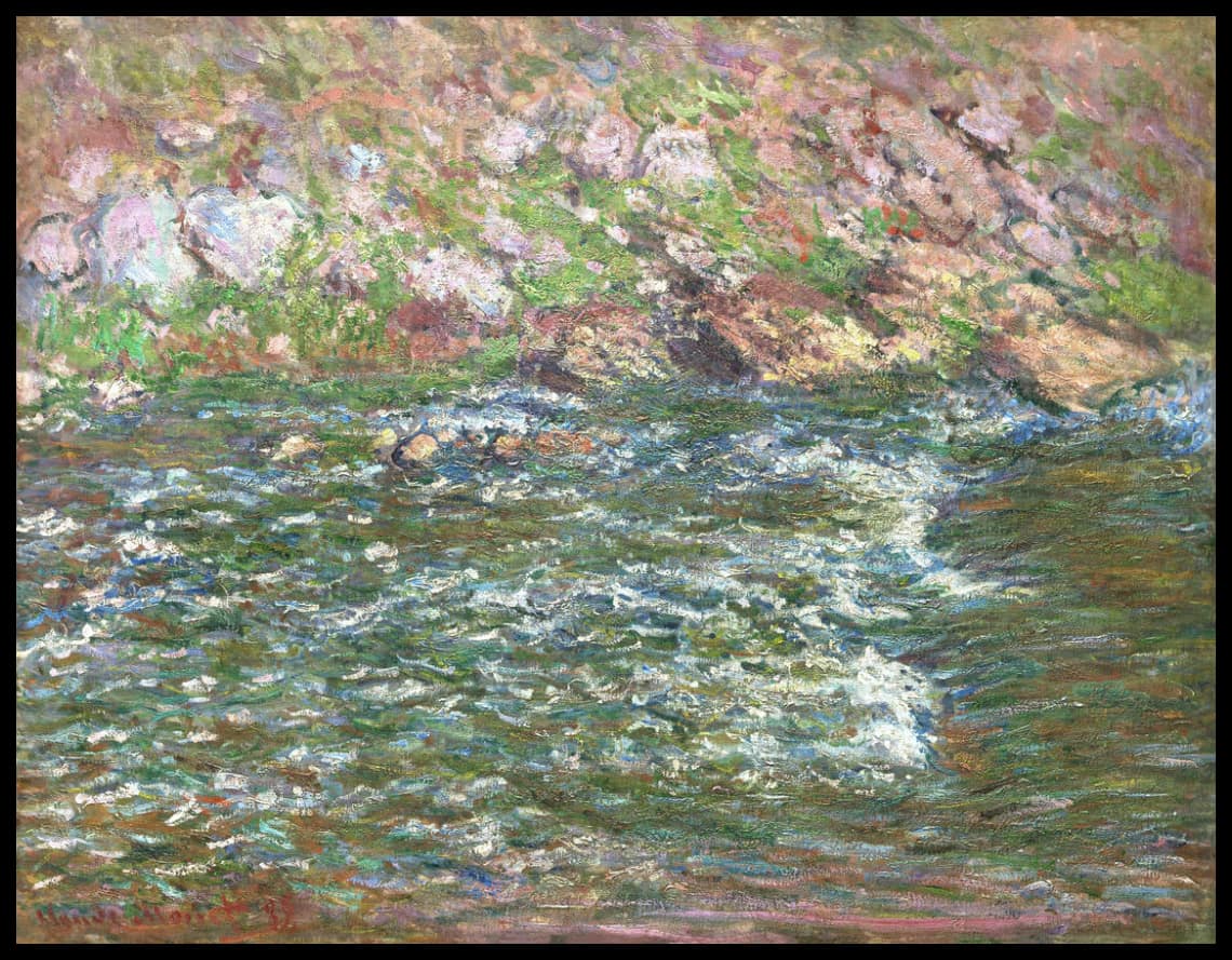 Rapids on the Petite Creuse at Fresselines