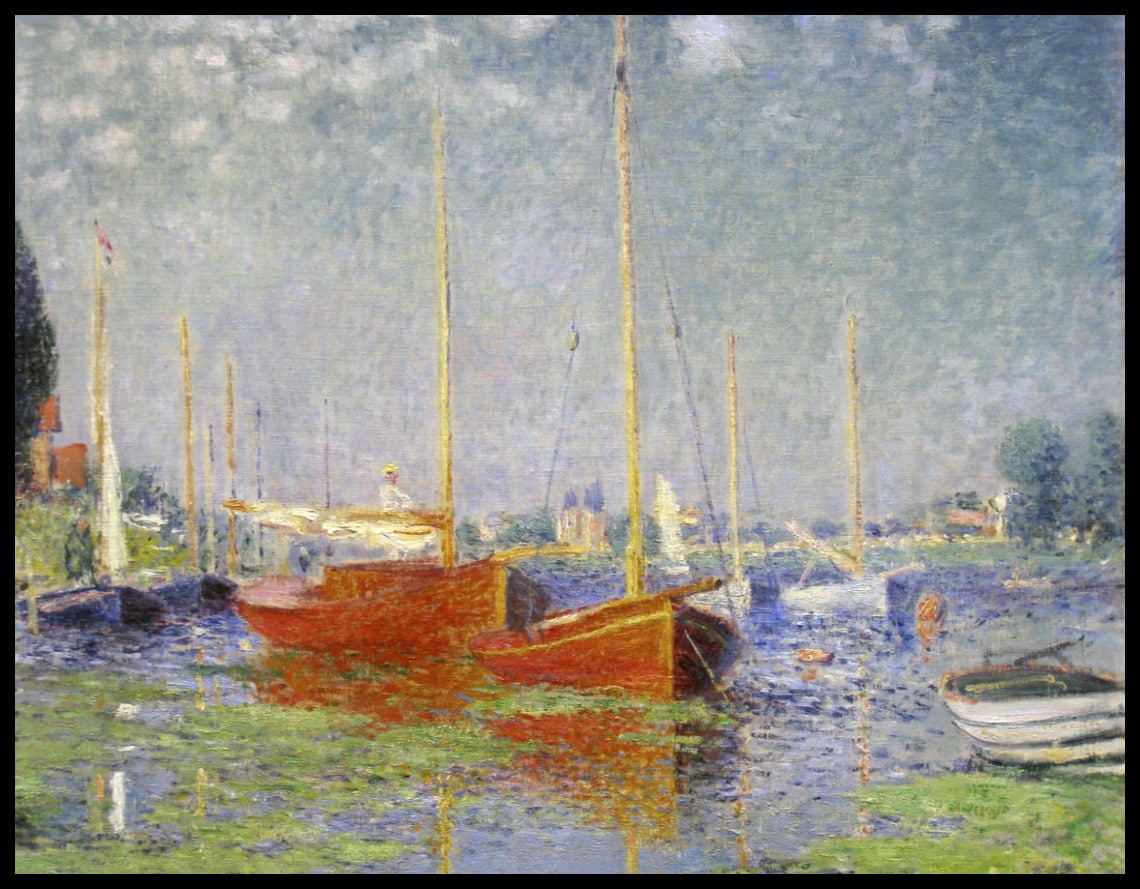 Red Boats at Argenteuil