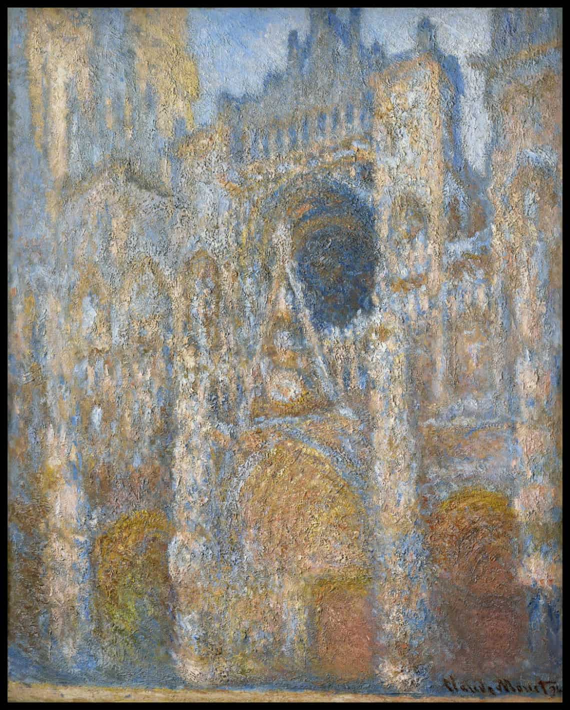 Rouen Cathedral, The Facade, Sunlight