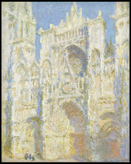 Rouen Cathedral, West Facade, Sunlight