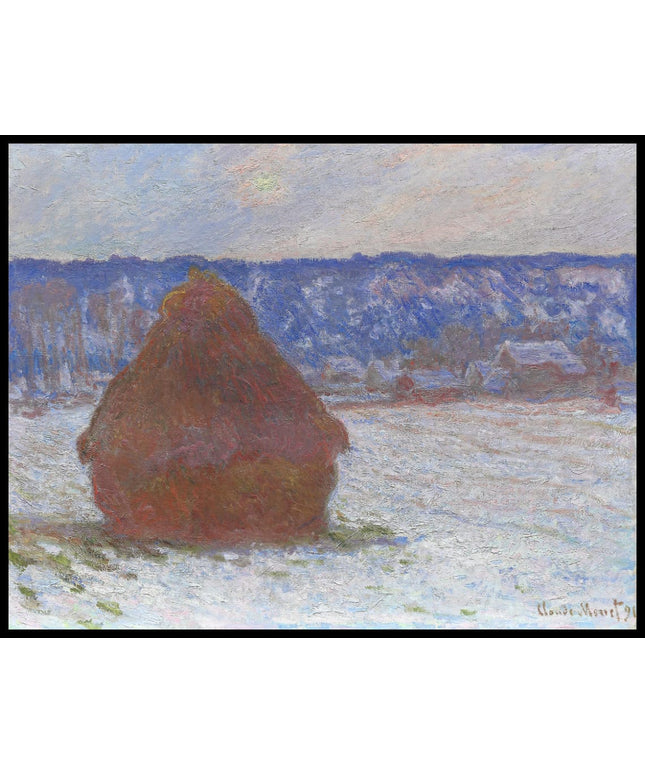 Stack of Wheat (Snow Effect, Overcast Day)