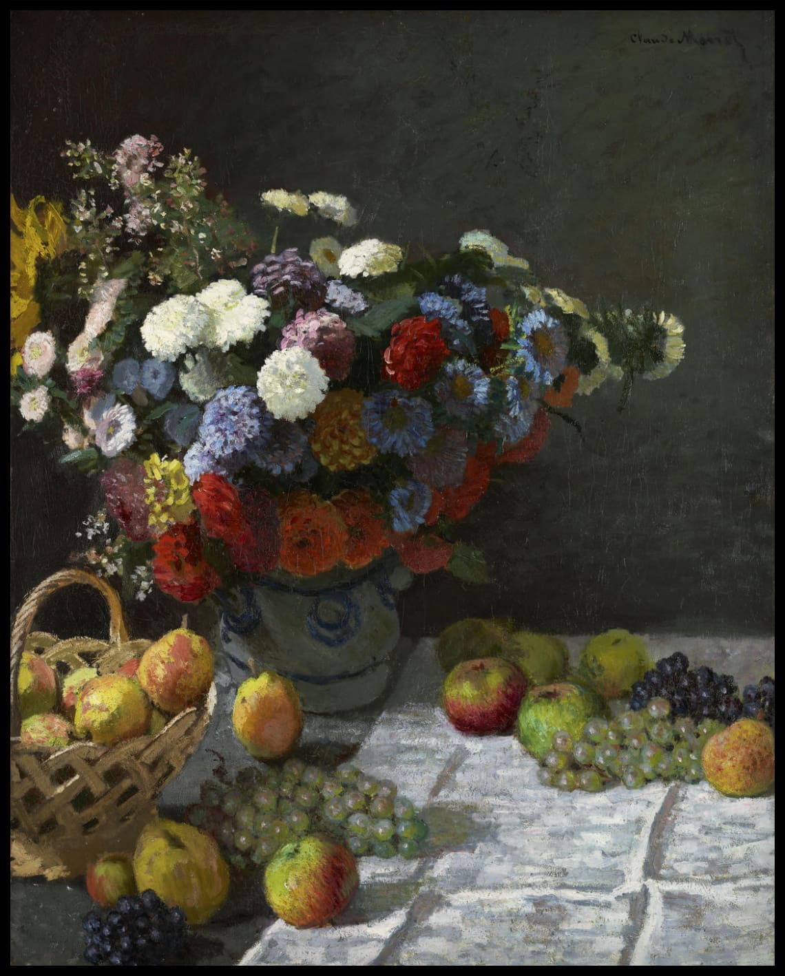 Still Life With Flowers And Fruit (Vie immobile avec des fleurs et des fruits)