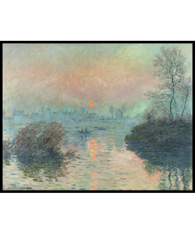 Sunset on the Seine at Lavacourt