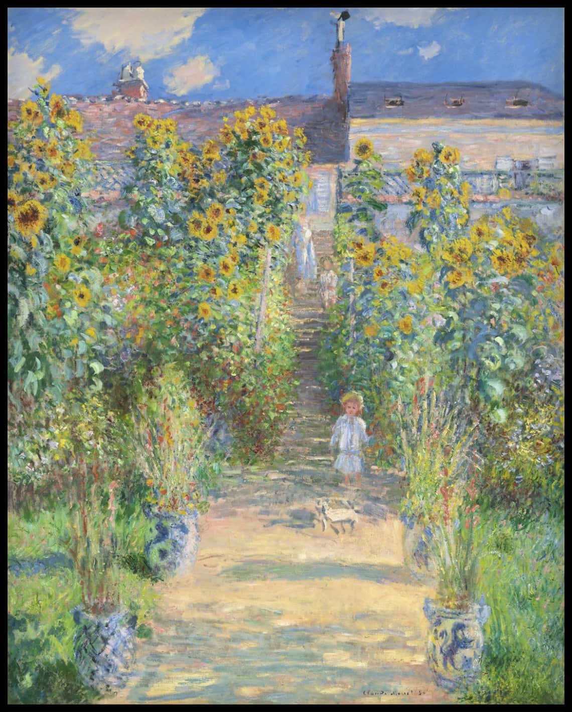 Le jardin de l'artiste à Vétheuil