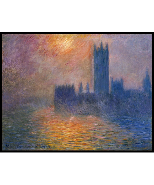 The Houses of Parliament (Sunset)