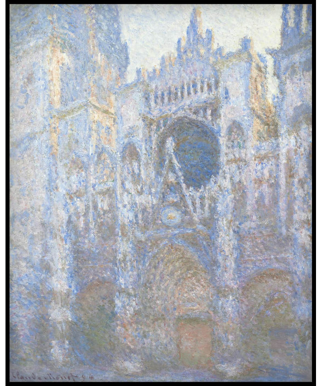 The Portal of Rouen Cathedral in Morning Light