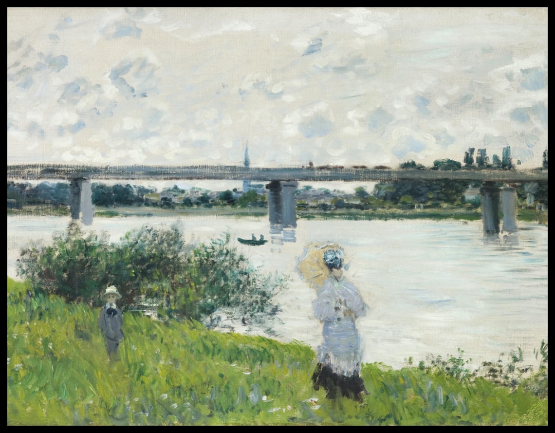 The Promenade with the Railroad Bridge, Argenteuil