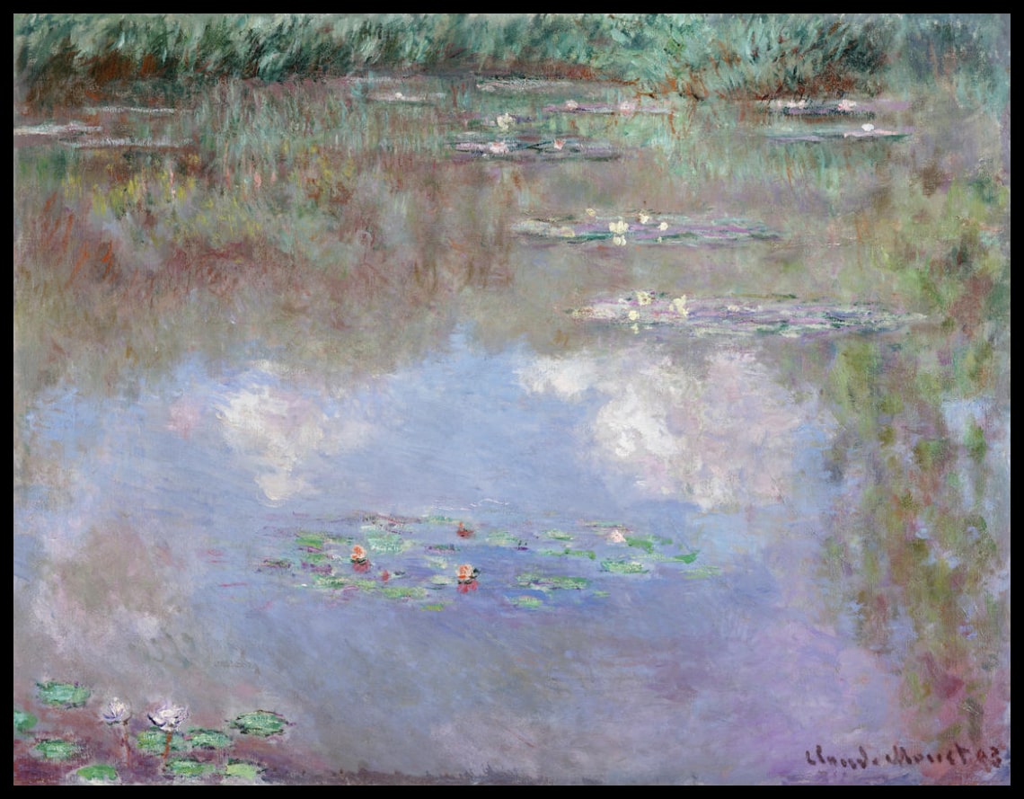 The Water-Lily Pond (Clouds)
