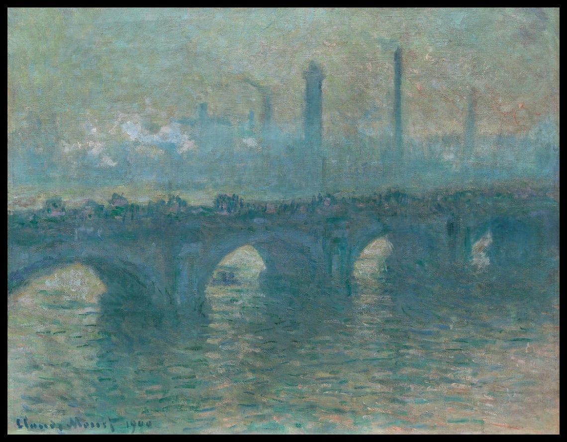 Waterloo Bridge (Gray Weather)