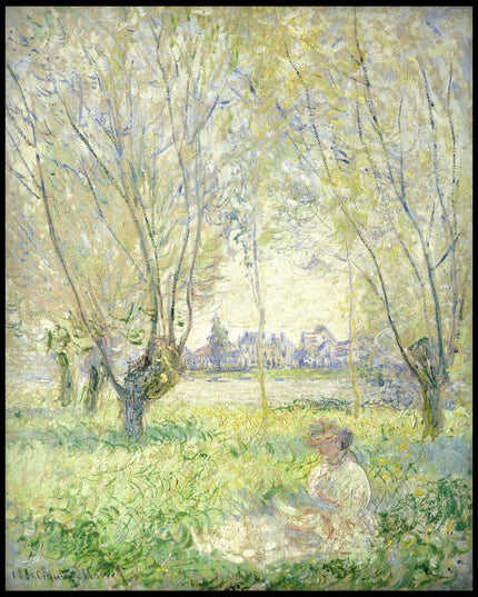 Woman Seated under the Willows