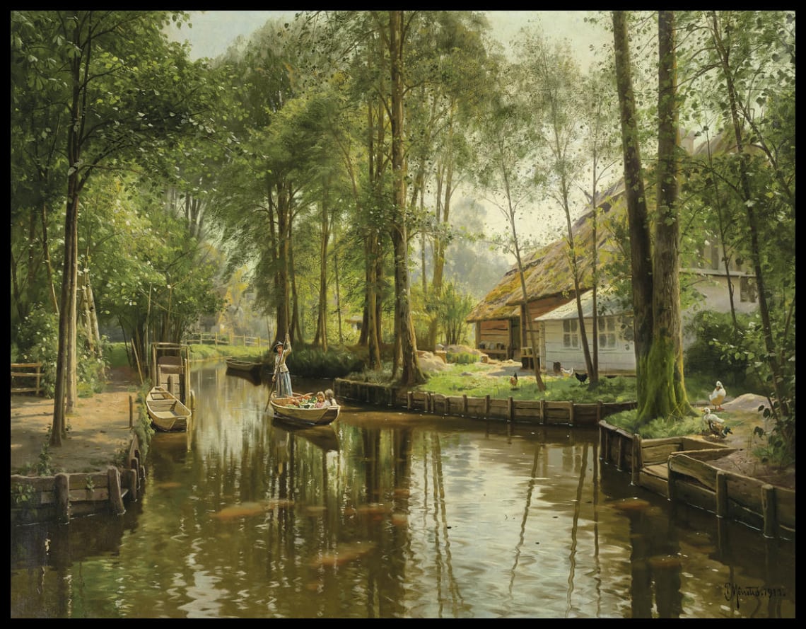 En route pour le marché