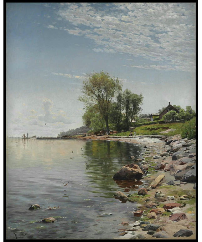 Blick auf die Küste