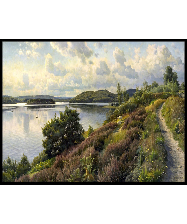 Blick über den Borre Sø