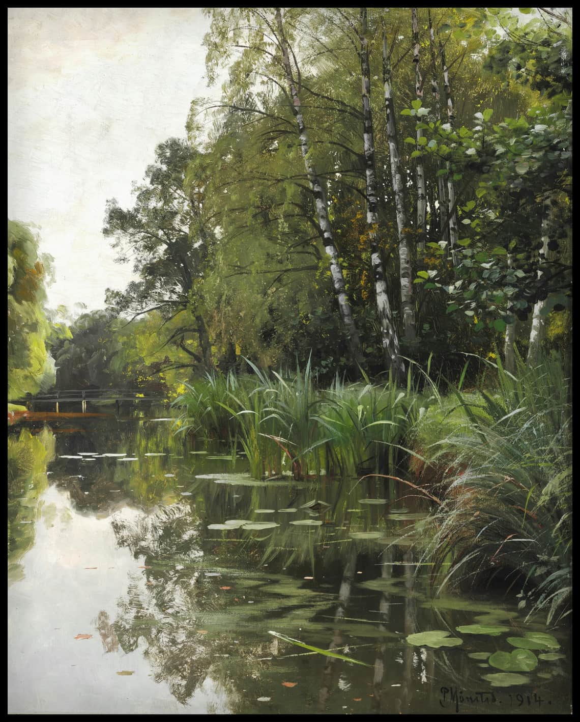 Ein Sommertag am Fluss