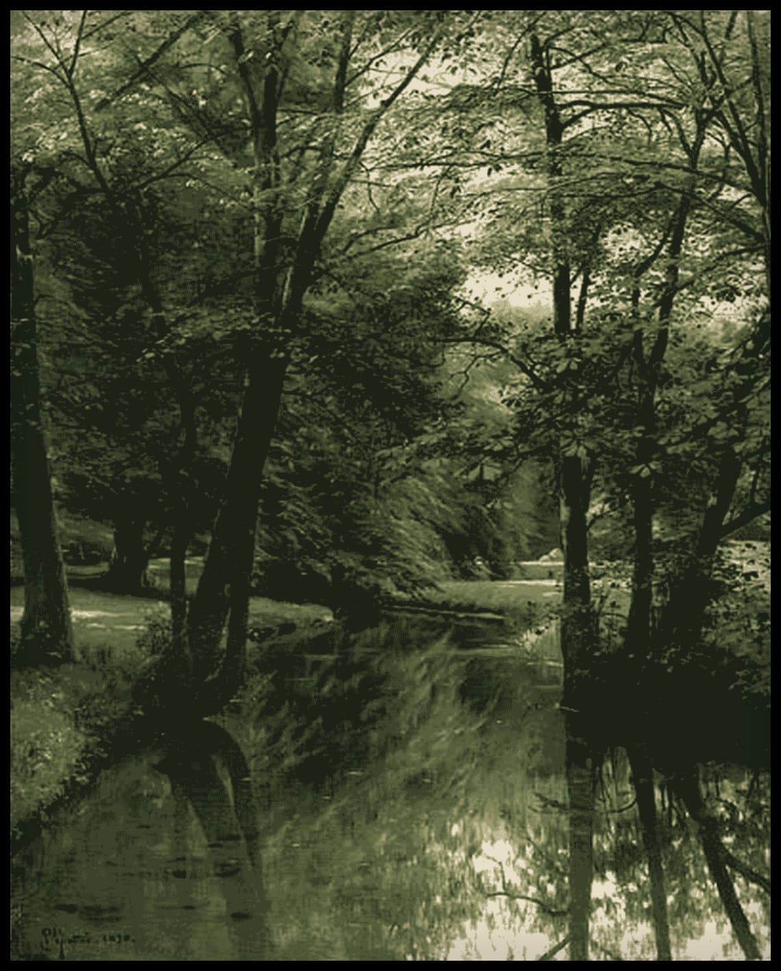 Landschaft an einem Bach