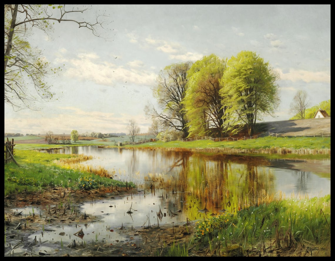 Landscape on a spring day