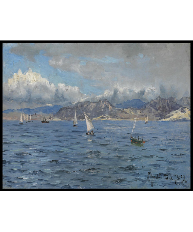 Tarifa, Segelboote auf Gibraltar