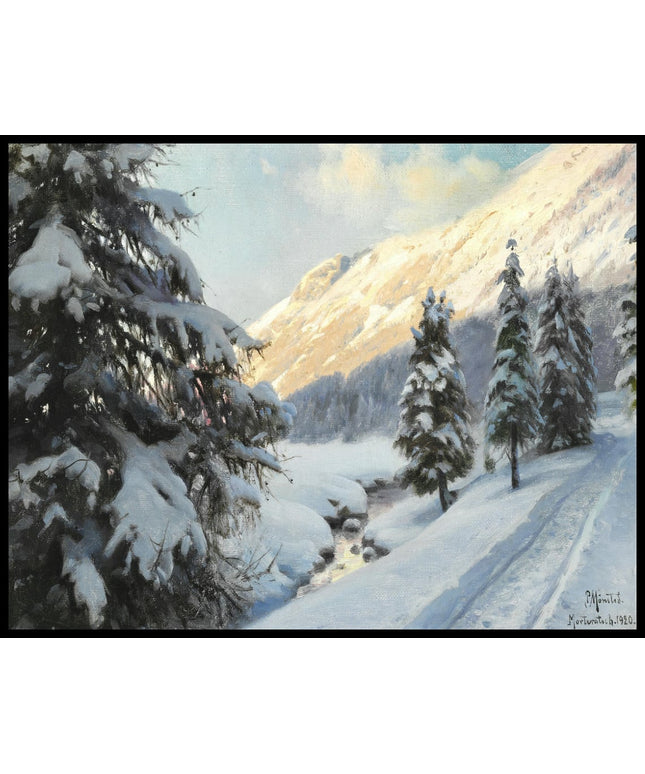 Winterlandschaft bei Morteratsch