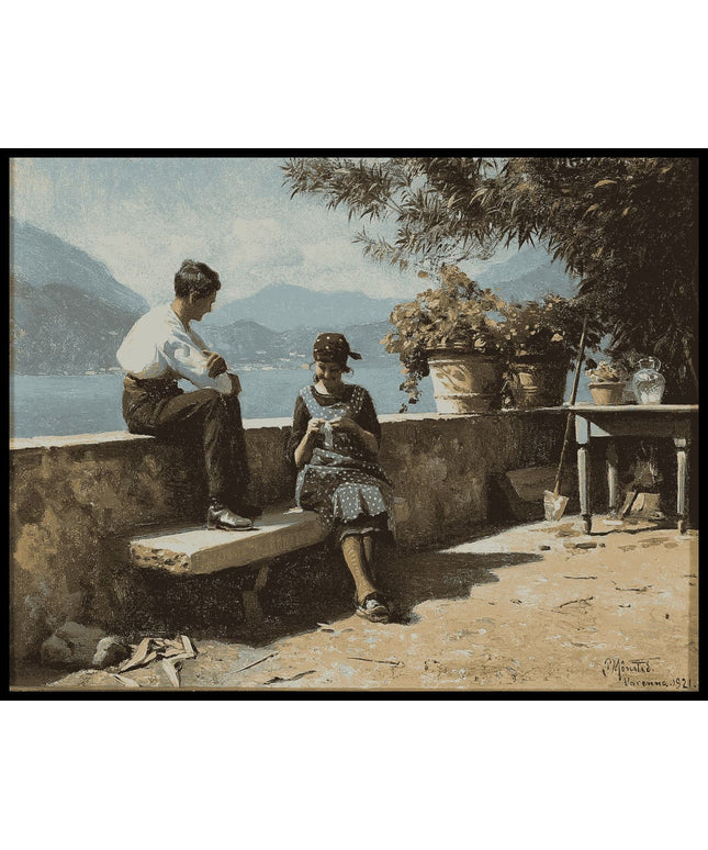 Zwei Italiener am Comer See