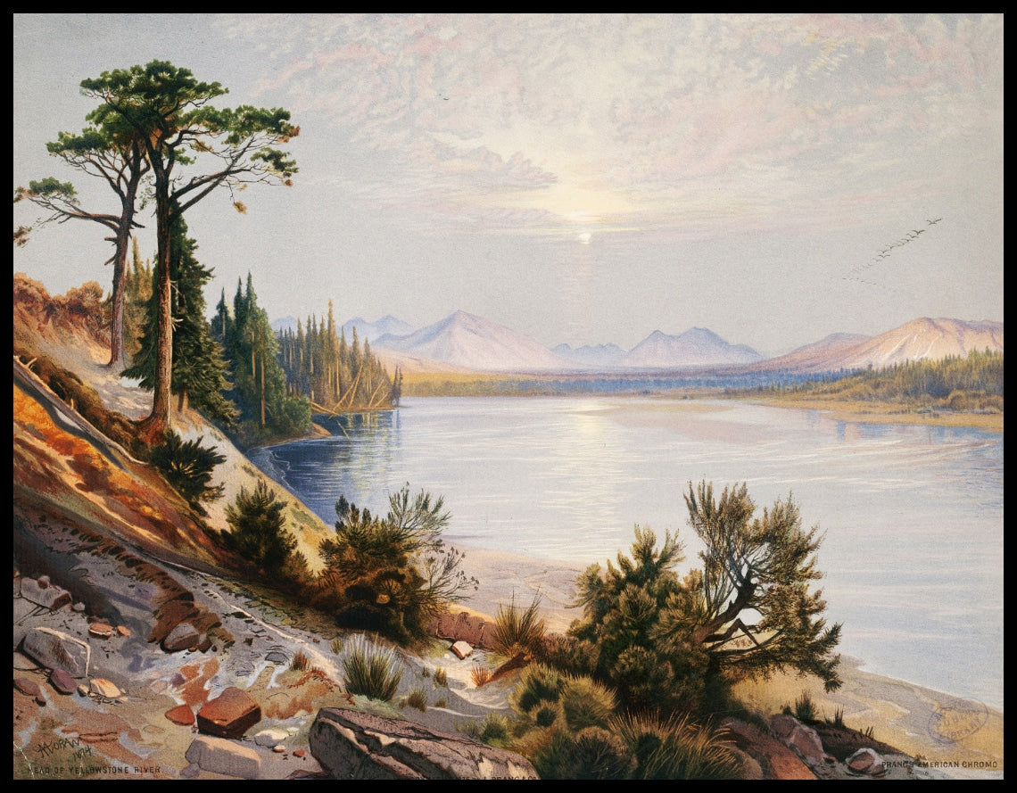 Tête de la rivière Yellowstone
