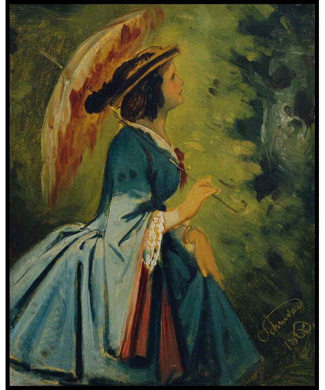 Anna Schwind, die Tochter des Künstlers