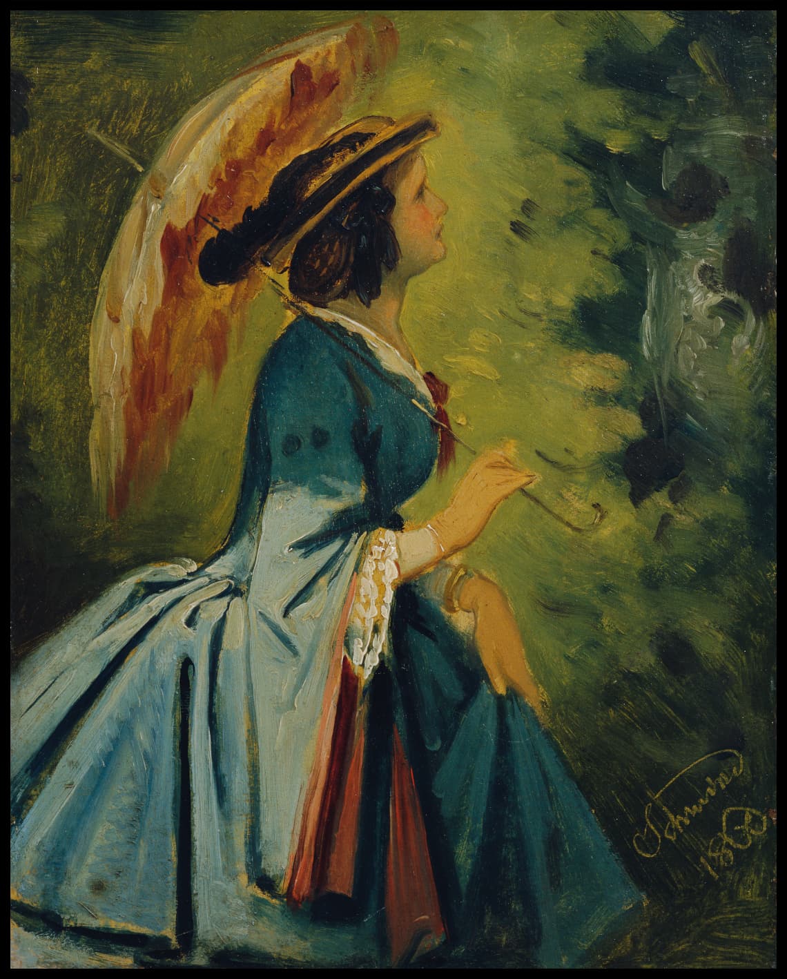 Anna Schwind, die Tochter des Künstlers