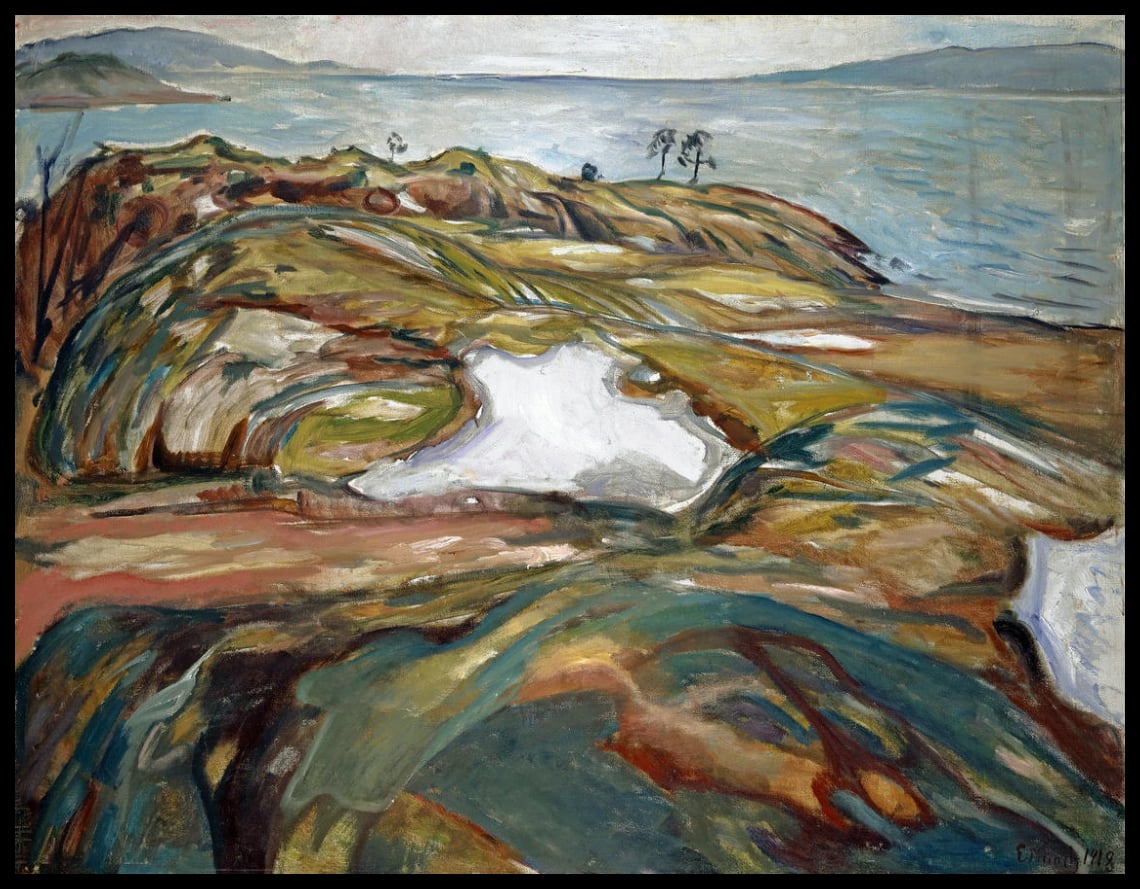 Paysage en bord de mer